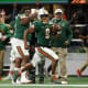 Dec 16, 2023; Atlanta, GA, USA; Florida A&M Rattlers running back Kelvin Dean (9) runs for a touchdown against the Howard Bison in the second half at Mercedes-Benz Stadium.
